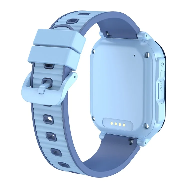 D3S 1.91 Inch Touch Screen Kids Smart Watch 4G GPS Video Call HD Camera SOS Wristwatch - Blue