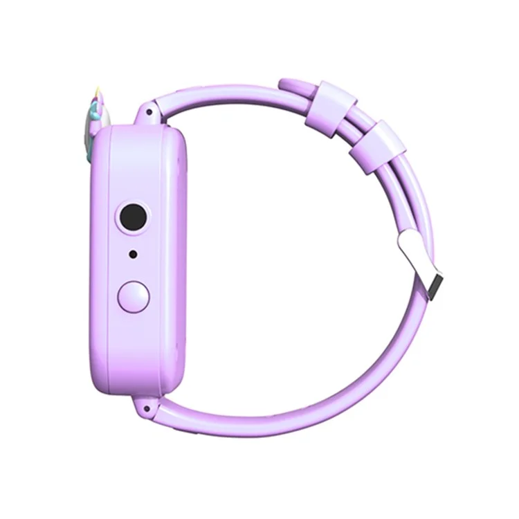 K90 Montre Intelligente pour Enfants avec Écran Tactile de 1,83 Pouce, 36 Jeux, Enregistreur Vidéo, Lecteur de Musique et Lampe de Poche - Violet