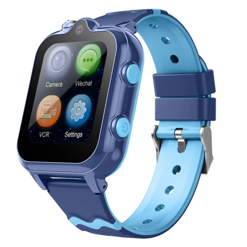 Android 8.1 Kids Smart Watch 1GB + 8GB GPS Tracking 2MP Camera Sports Watch Support WhatsApp - Sapphire