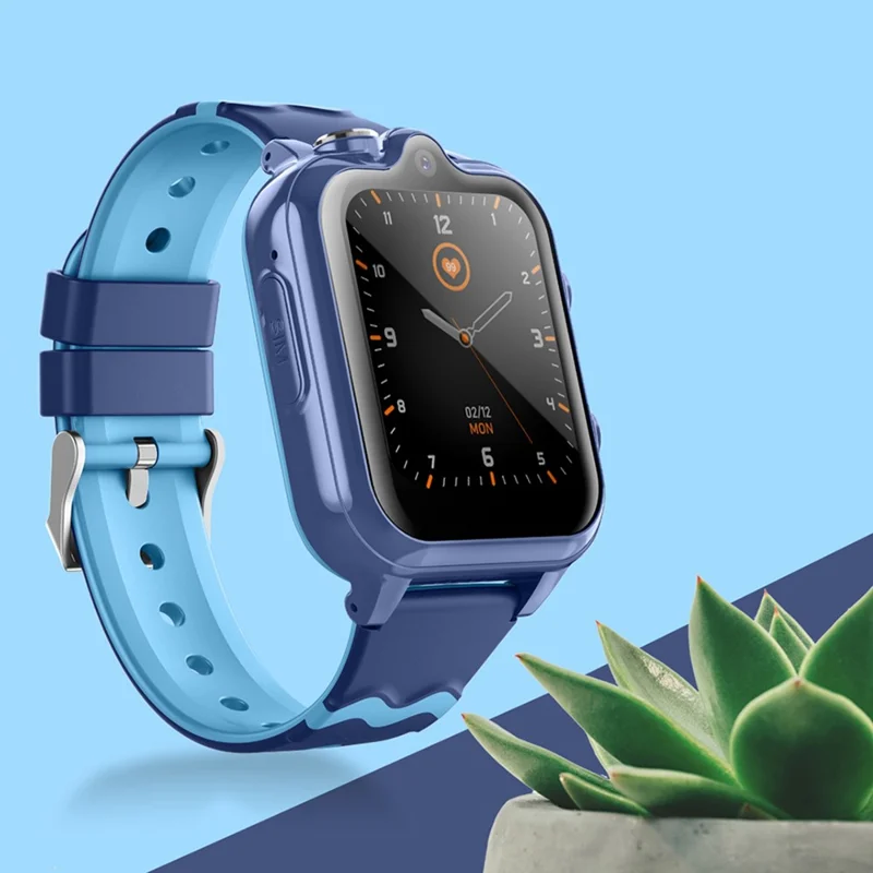 Android 8.1 Kids Smart Watch 1GB + 8GB GPS Tracking 2MP Camera Sports Watch Support WhatsApp - Sapphire
