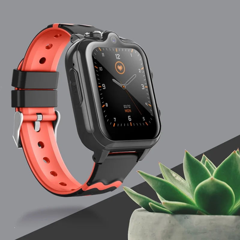 Android 8.1 Kids Smart Watch 1GB + 8GB GPS Tracking 2MP Camera Sports Watch Support WhatsApp - Black