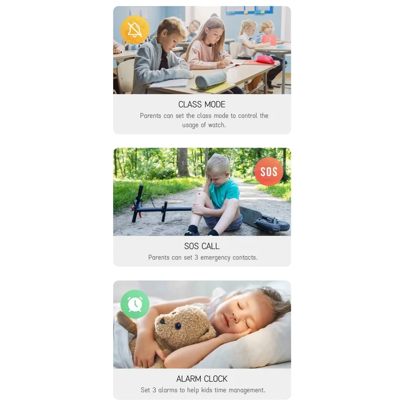 Reloj Inteligente D18 para Niños de 2,0 Pulgadas, 4G con Llamada SOS y Cámara Oculta Retráctil (Versión Europa / Asia / África) - Morado