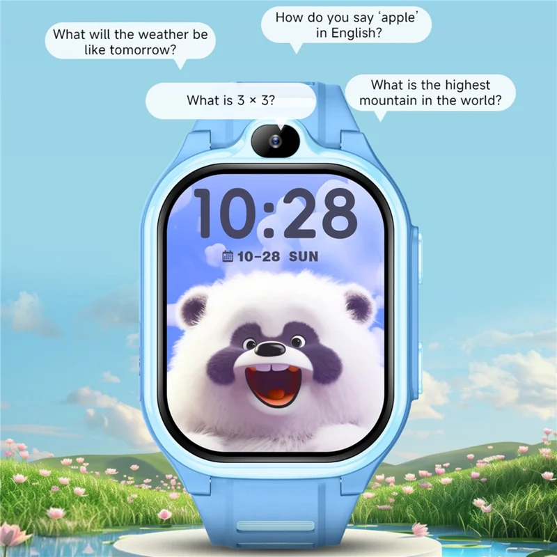 D19 2.0 Inch 4G Kids Smart Watch SOS Call 2GB RAM 16GB ROM GPS Tracker (Europe  /  Asia  /  Africa Version) - Purple