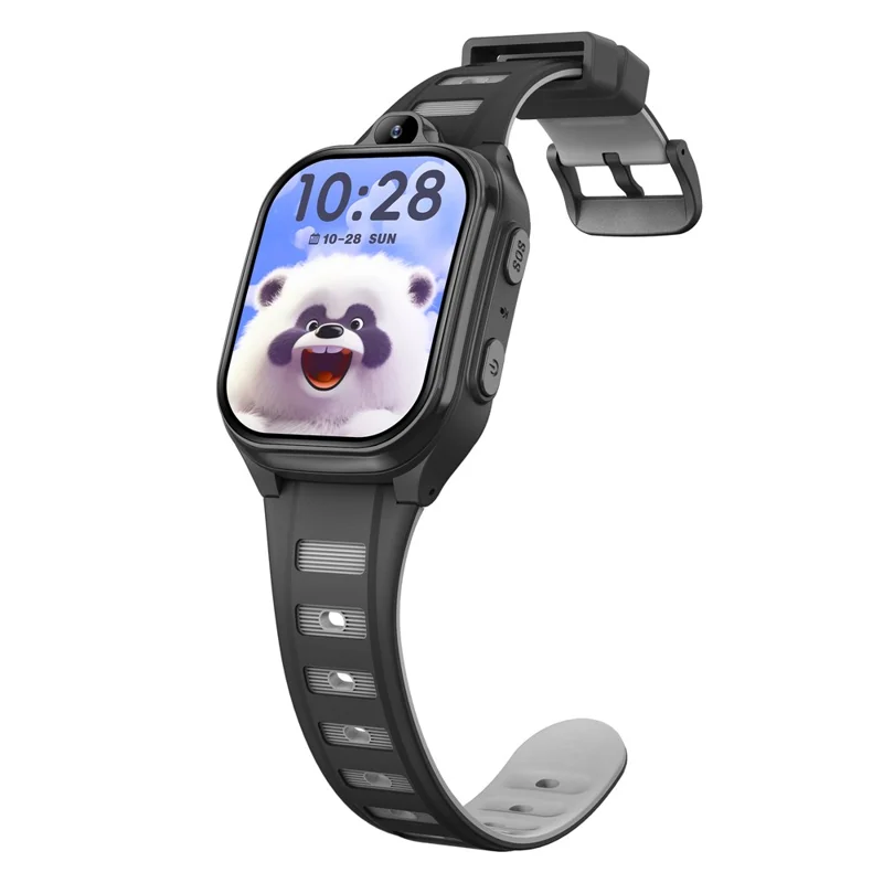 D19 Smartwatch Infantil de 2,0 Polegadas 4G com Chamada SOS, 2GB RAM, 16GB ROM, GPS Tracker (Versão Europa / Ásia / África) - Preto