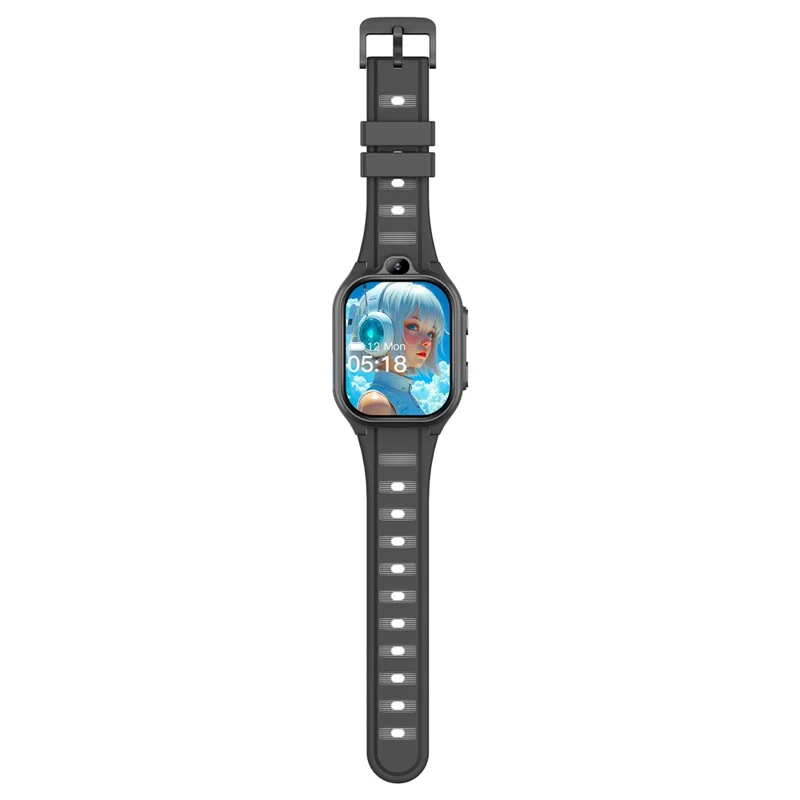 D19 Smartwatch Infantil de 2,0 Polegadas 4G com Chamada SOS, 2GB RAM, 16GB ROM, GPS Tracker (Versão Europa / Ásia / África) - Preto