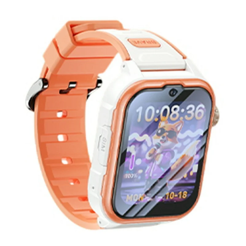 YESIDO IO37 For Children 4G Smartwatch IP67 Waterproof GPS Tracking Video Call Wrist Watch with SOS Function - Orange