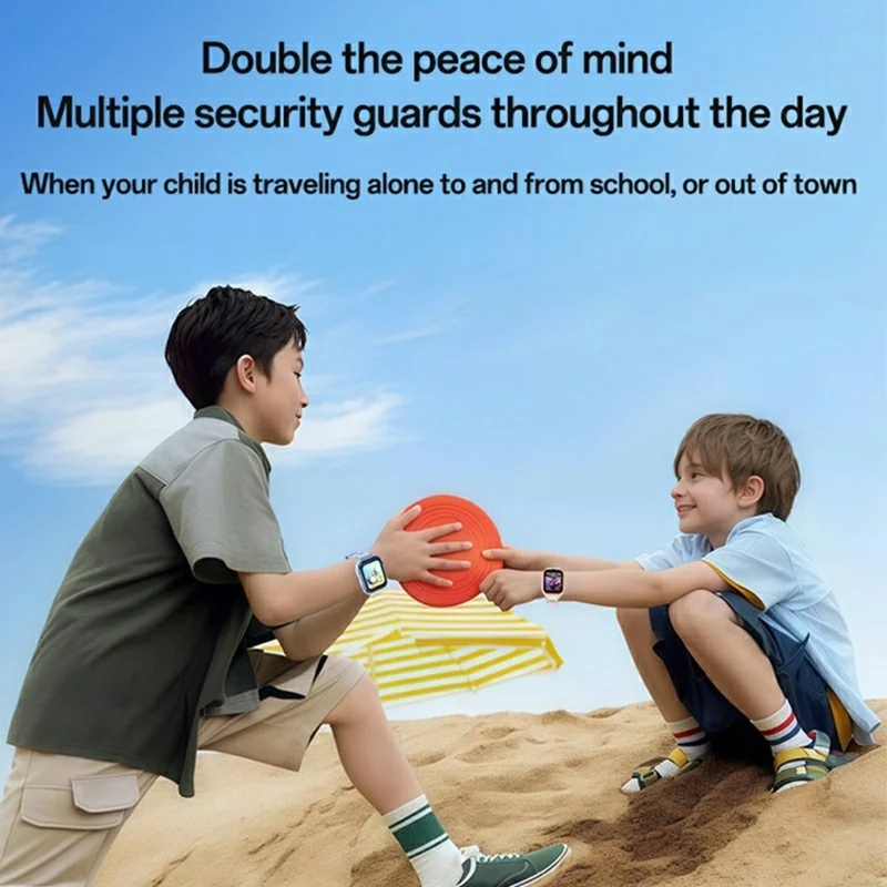 YESIDO IO37 For Children 4G Smartwatch IP67 Waterproof GPS Tracking Video Call Wrist Watch with SOS Function - Orange