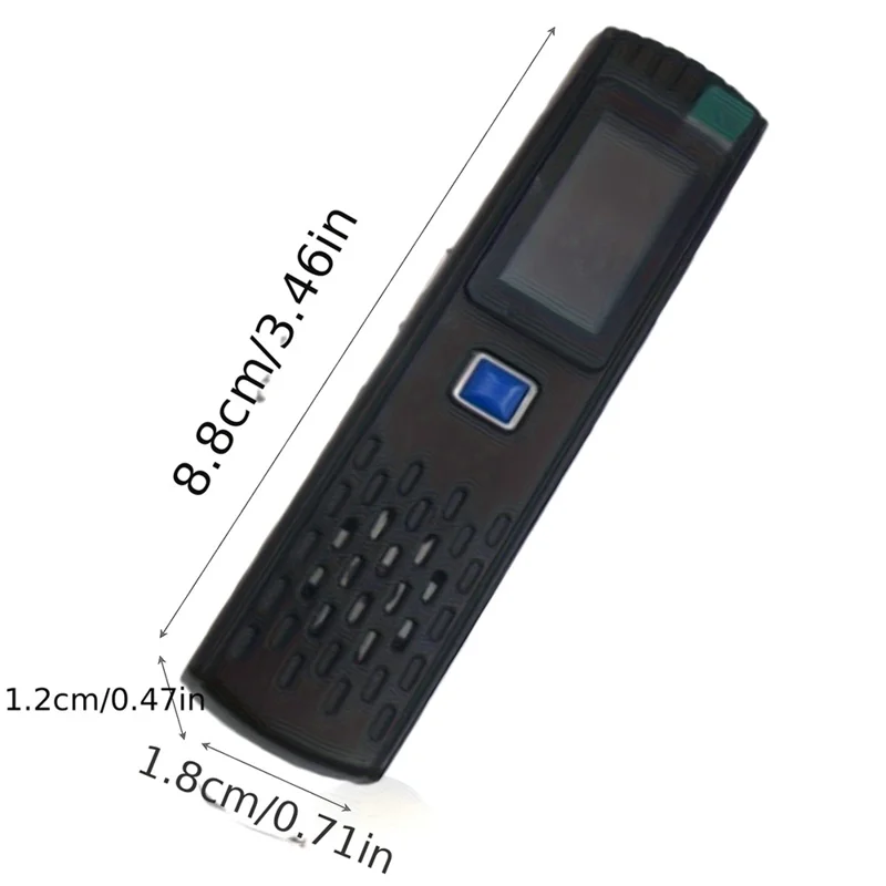 E3588 8GB cyfrowy dyktafon HiFi z redukcją szumów, nagrywanie lekcji, spotkań, wywiadów - czarny