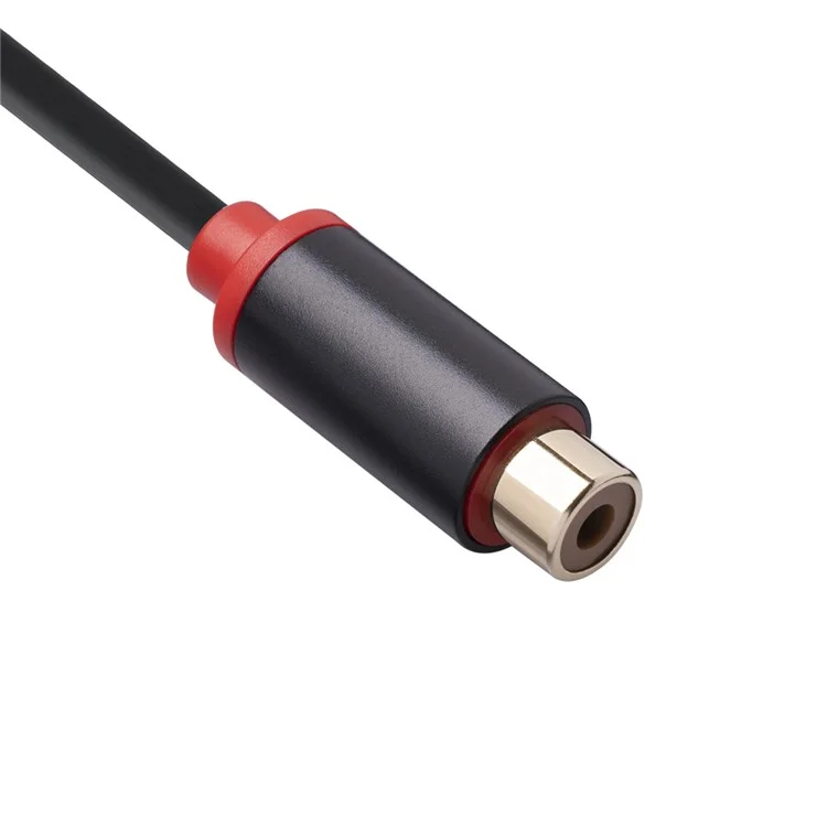 3686MFF-03 RCA Male to Dual RCA Female Audio Power Amplifier Adapter Cable Stereo Y Splitter Cord