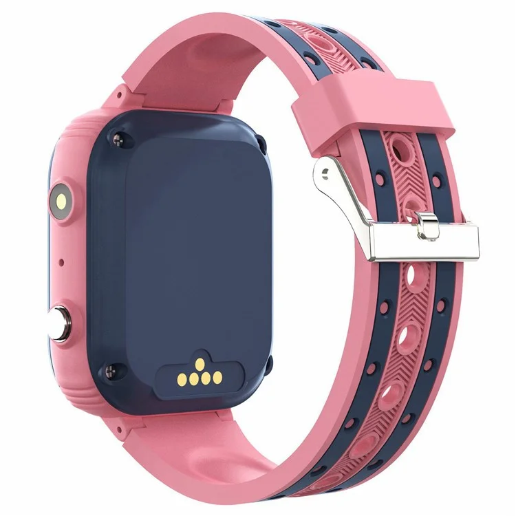 LT21 1.4-inch IPS Touch Screen Kids Smart Watch Step Counter Sports Watch Waterproof Bracelet with Camera Alarm Clock Location - Pink