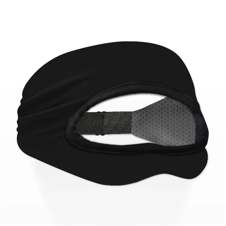 Masque pour les yeux VR réglable, bandeau de transpiration VR respirant, couvre-visage VR pour hommes et femmes - Tout noir