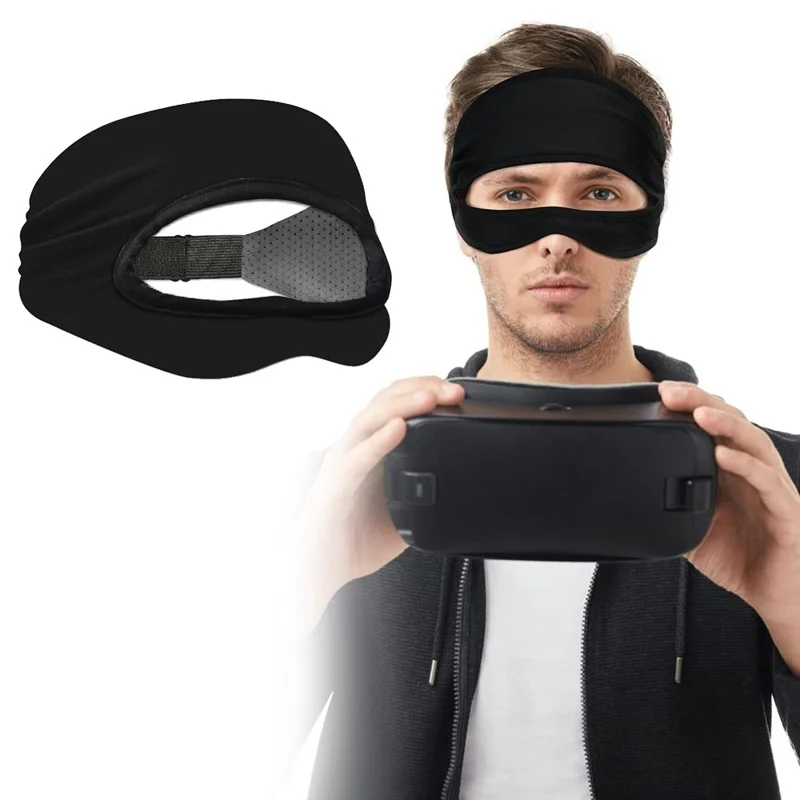 VR Augenmaske Verstellbares Atmungsaktives VR -schweißband VR Gesichtsabdeckung Polsterung Für Männer Und Frauen - Navy Blau