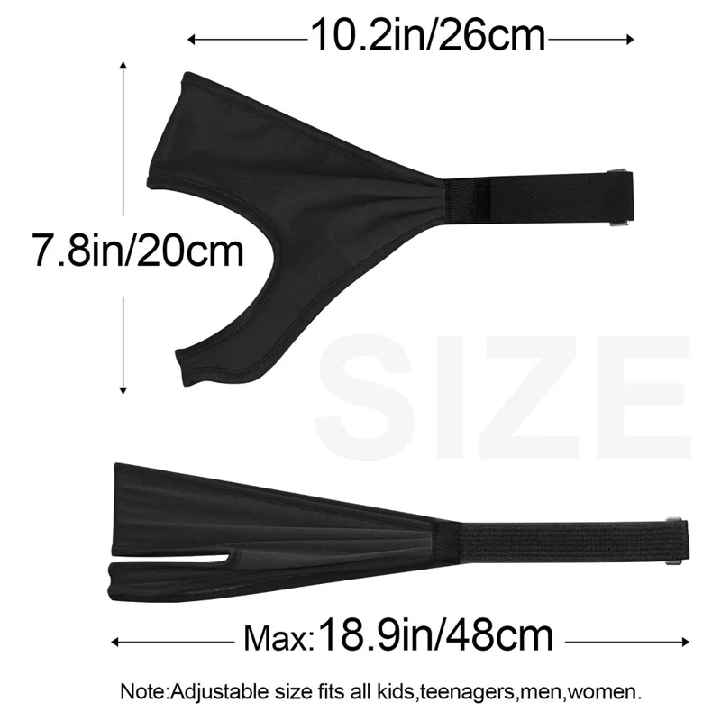 VR Eye Mask Adjustable Breathable VR Sweat Band VR Face Cover Padding for Men and Women - Blue