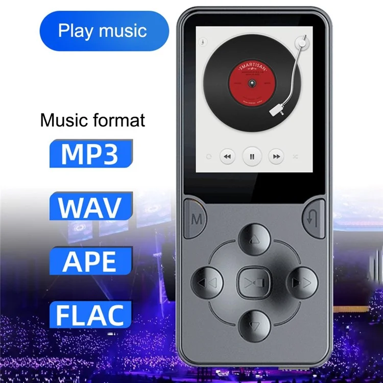 MROBO X-02 8GB 1,8-Zoll-Bildschirm Tragbarer Student MP4-Player Musikvideo-Player mit FM-Radio und Sprachaufnahmefunktion