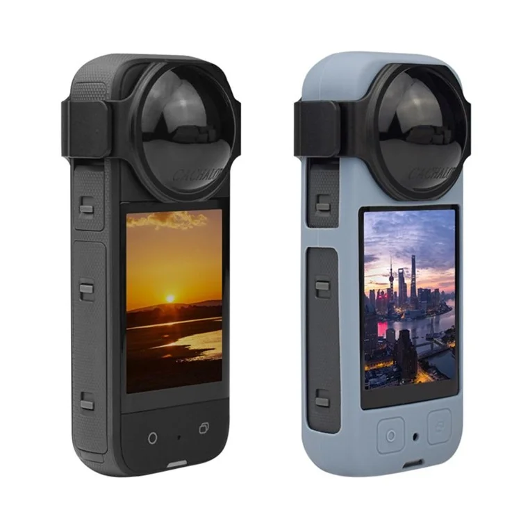 Protezione per obiettivo per Insta360 X3 Fibbia Lock Lens Guard Copertura protettiva resistente ai graffi per obiettivo della fotocamera