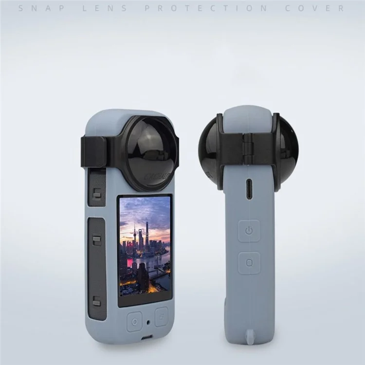 Protezione per obiettivo per Insta360 X3 Fibbia Lock Lens Guard Copertura protettiva resistente ai graffi per obiettivo della fotocamera