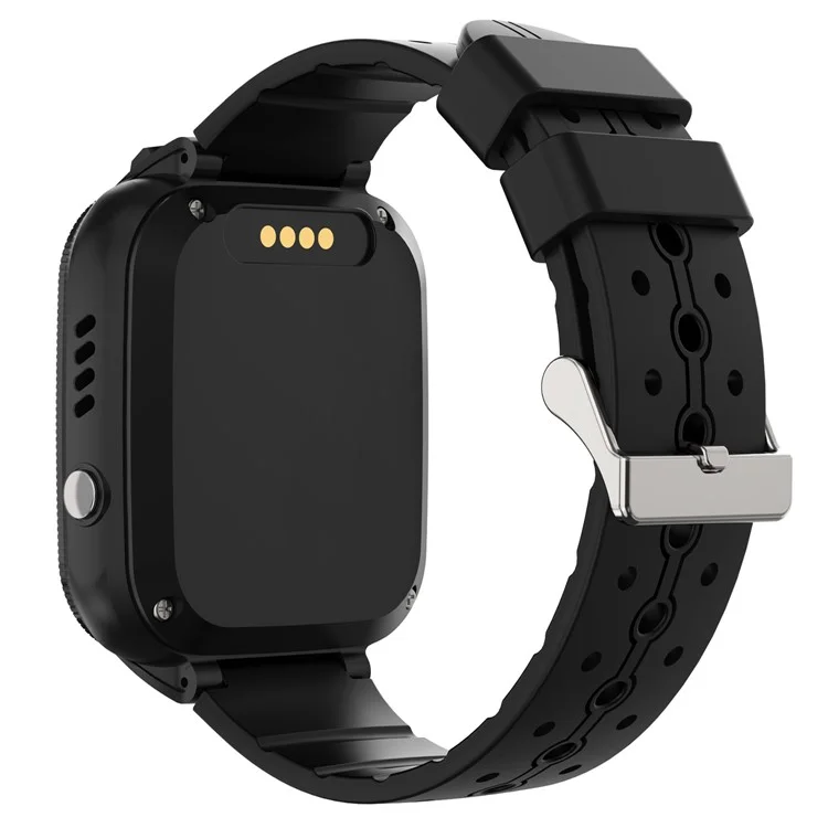 DH11 Reloj inteligente para niños de 1,44 pulgadas con pantalla táctil, 4G, WiFi, rastreador de posición LBS, SOS y videollamada - Negro