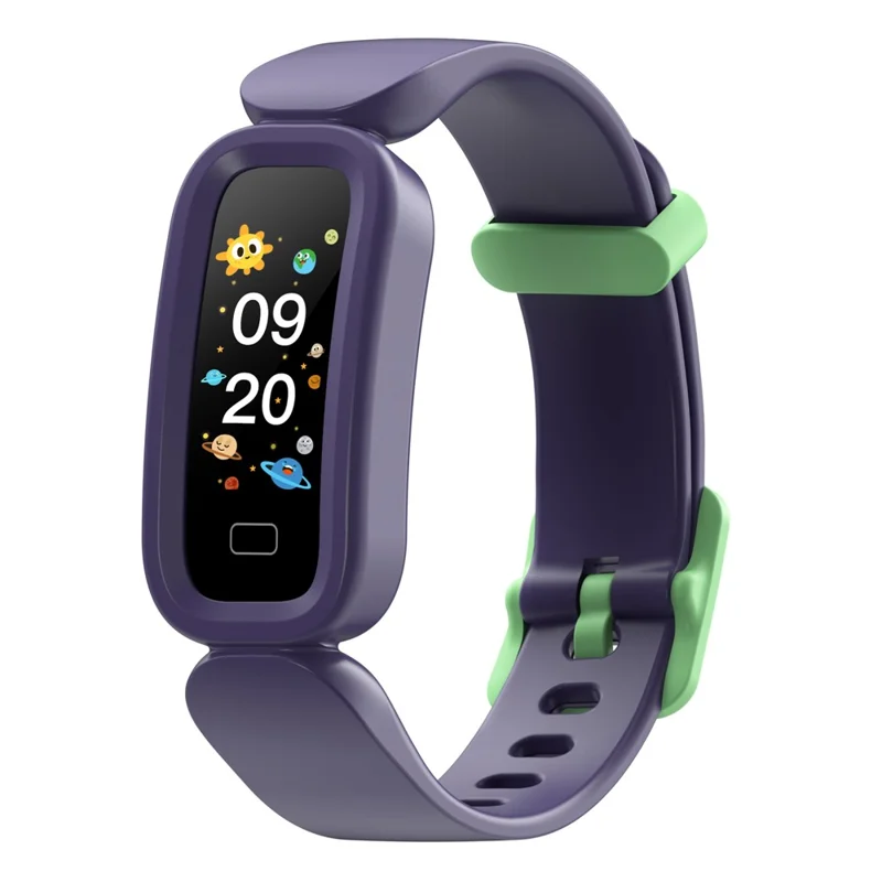S90 Orologio Smart Touch singolo punto 0,96" Impermeabile IP67 Braccialetto per bambini con monitoraggio della frequenza cardiaca e del sonno - Blu 