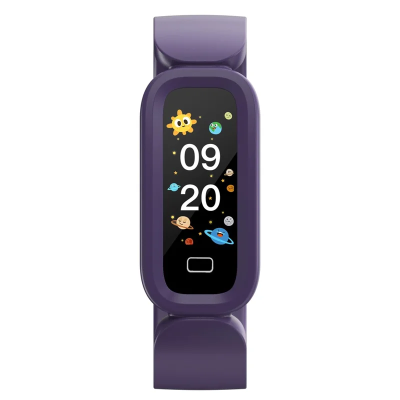 S90 Orologio Smart Touch singolo punto 0,96" Impermeabile IP67 Braccialetto per bambini con monitoraggio della frequenza cardiaca e del sonno - Blu 