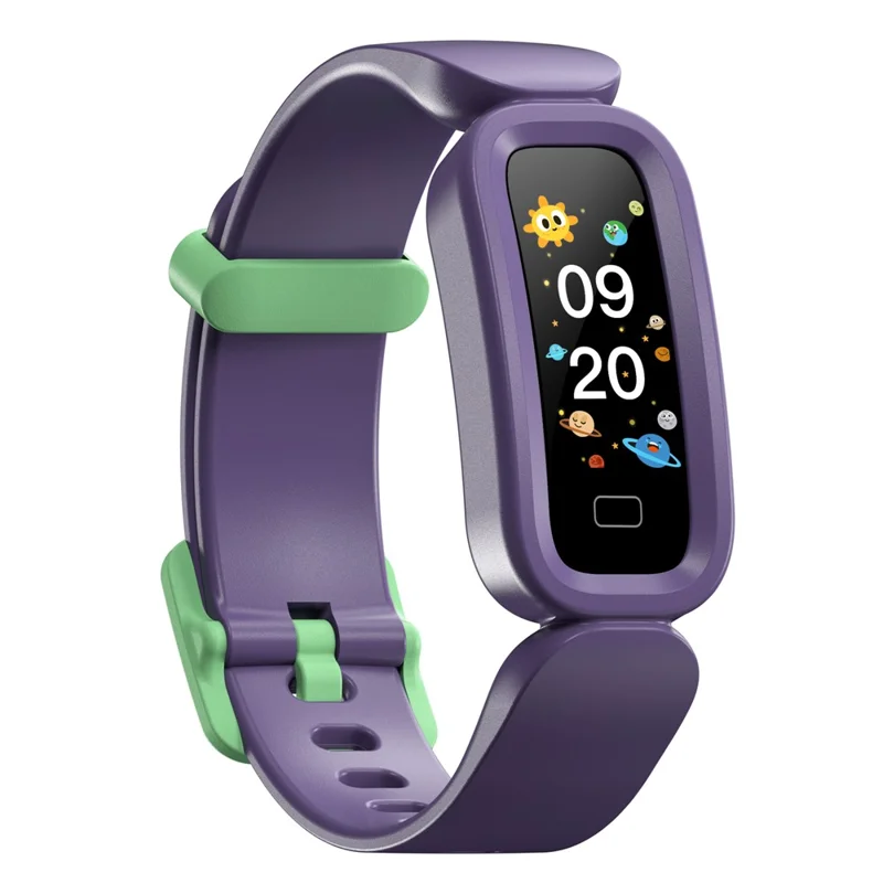 S90 Orologio Smart Touch singolo punto 0,96" Impermeabile IP67 Braccialetto per bambini con monitoraggio della frequenza cardiaca e del sonno - Blu 
