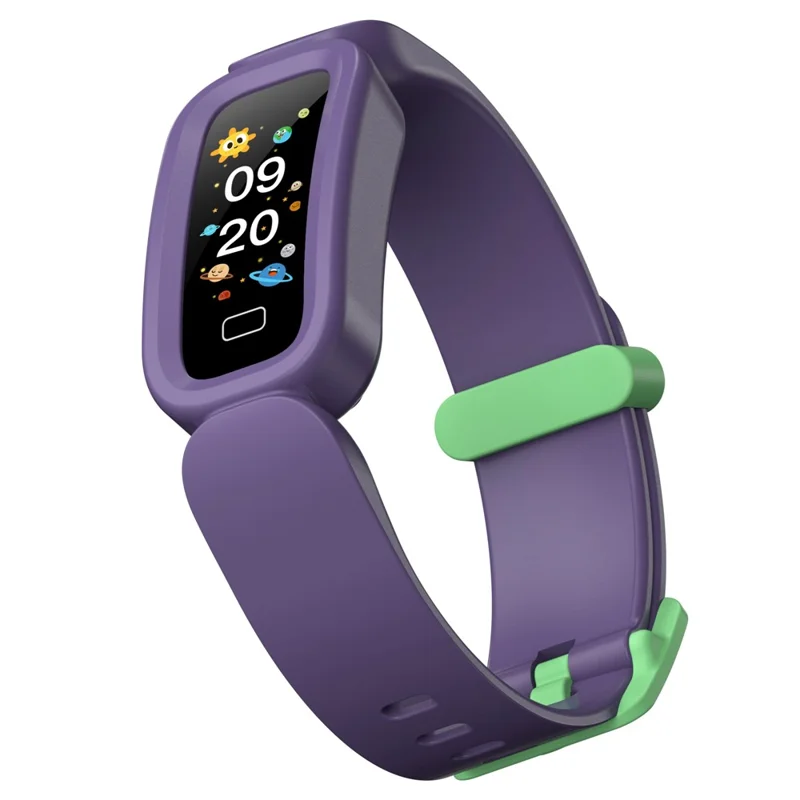 S90 Orologio Smart Touch singolo punto 0,96" Impermeabile IP67 Braccialetto per bambini con monitoraggio della frequenza cardiaca e del sonno - Blu 