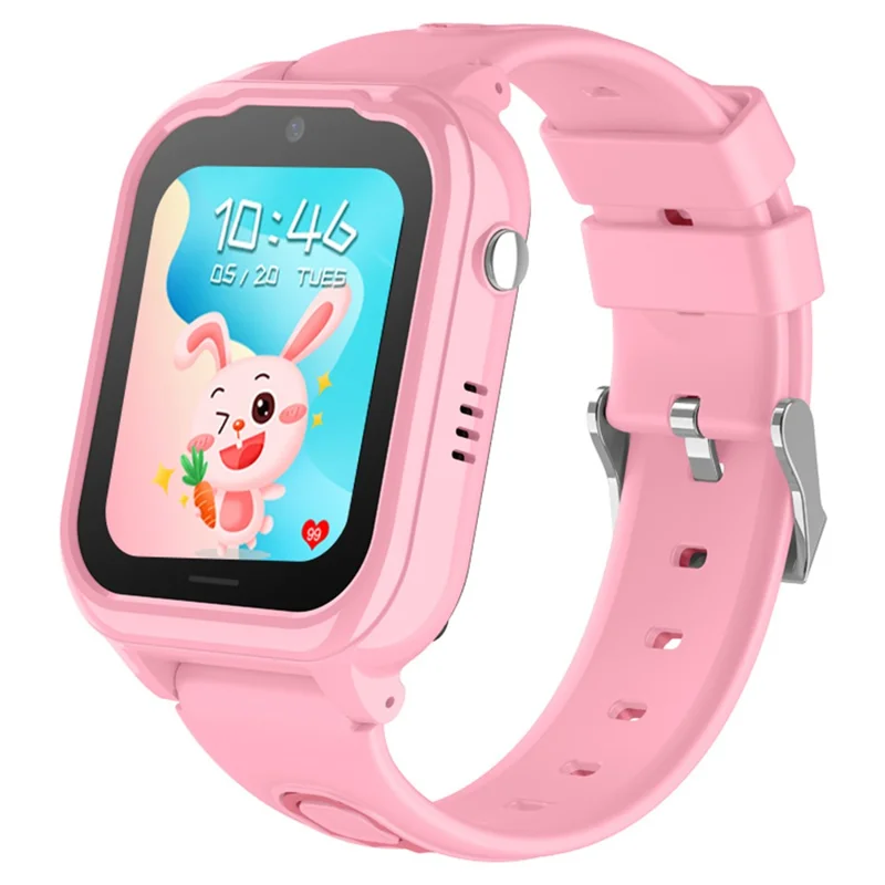 D38 4G Kids Smart Watch Children GPS Tracker Voice Call SOS Function Alarm Clock Android 4.4 Phone Watch - Pink