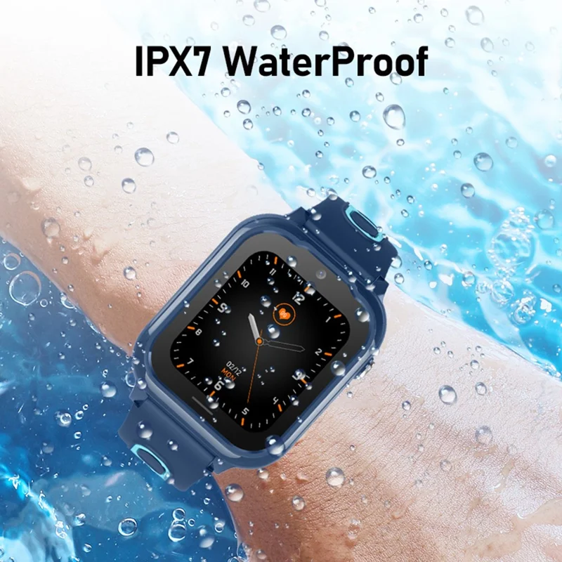 D38 4G Kids Smart Watch Children GPS Tracker Voice Call SOS Function Alarm Clock Android 4.4 Phone Watch - Pink