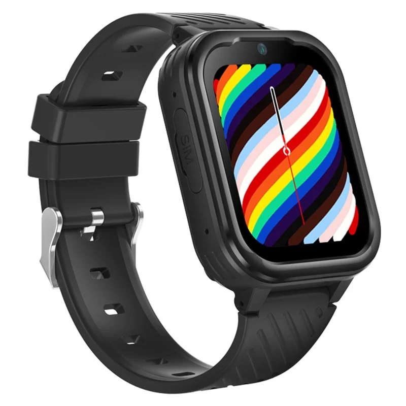 D39 Children GPS Tracker Смотреть Видео Звонок 1,83-дюймовый Экран Android 8.1 Kids Phone Smart Watch - Черный