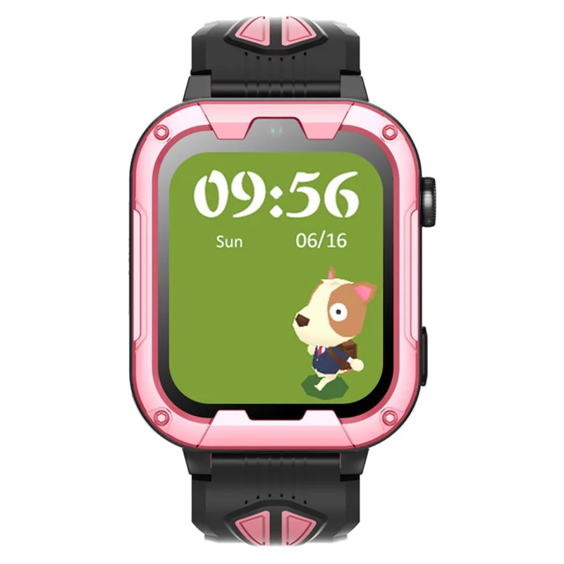 D39B Android 8.1 1+8G Children GPS Tracker Watch Kids Smart Watch Phone Support SOS, Video Call - Pink