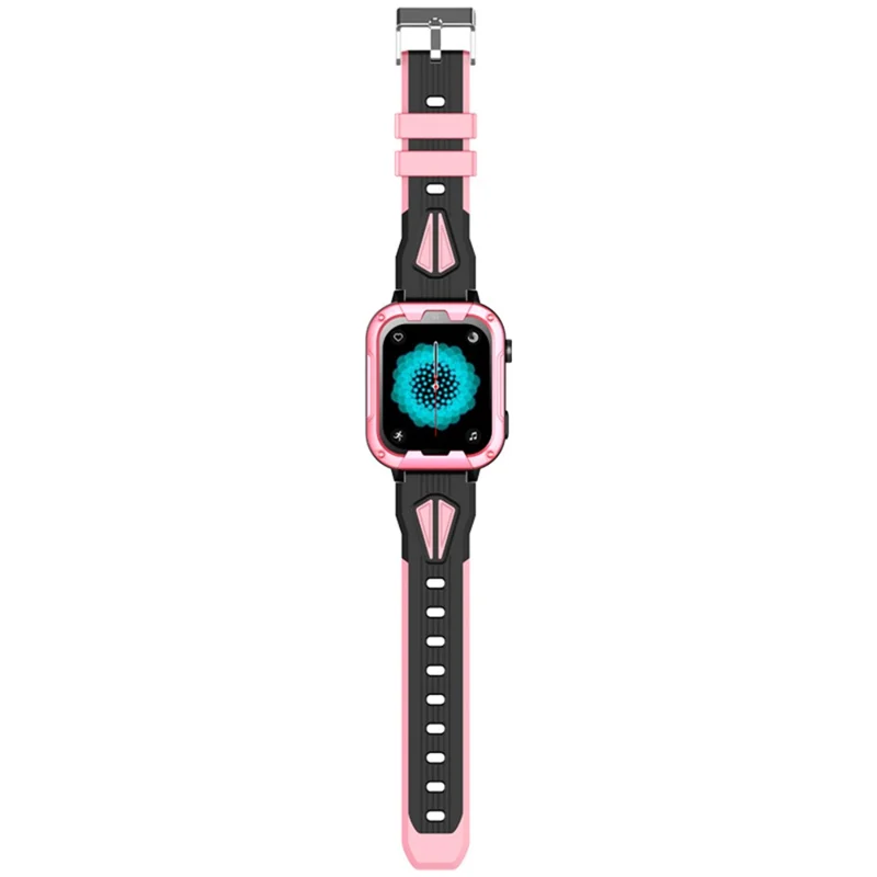 D39B Android 8.1 1+8G Children GPS Tracker Watch Kids Smart Watch Phone Support SOS, Video Call - Pink
