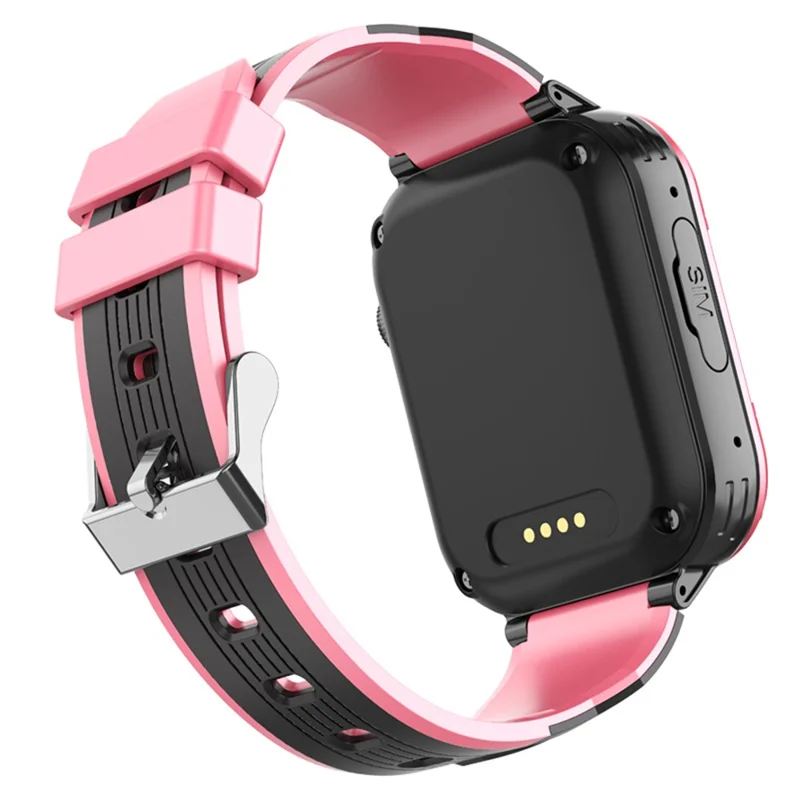 D39B Android 8.1 1+8G Children GPS Tracker Watch Kids Smart Watch Phone Support SOS, Video Call - Pink