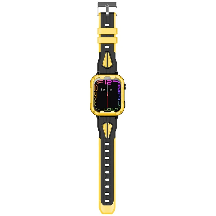 D39B Android 8.1 1+8G Children GPS Tracker Watch Kids Smart Watch Phone Support SOS, Video Call - Yellow