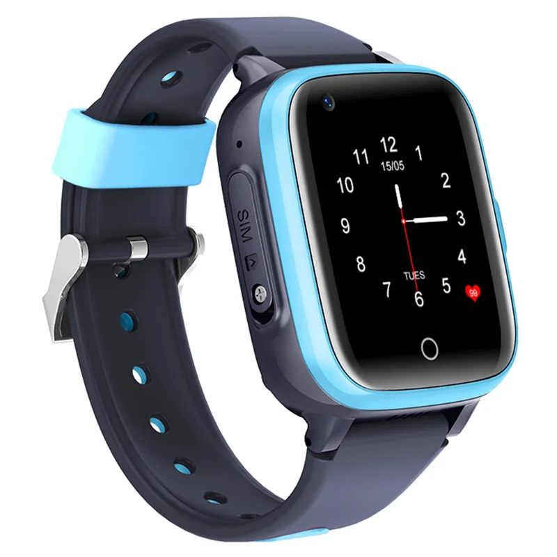 D31 Android 8.1 4G 1+8G Phone Watch Children GPS Tracker Voice Call SOS Function Kids Smart Watch - Blue