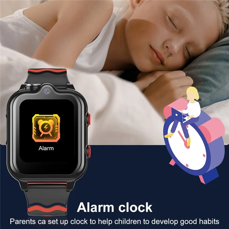 D35-C 4G Phone Kids Smart Watch GPS Tracker Zwei-Wege-Videoanruf Dual-Lens-Uhr für Kinder - Blau