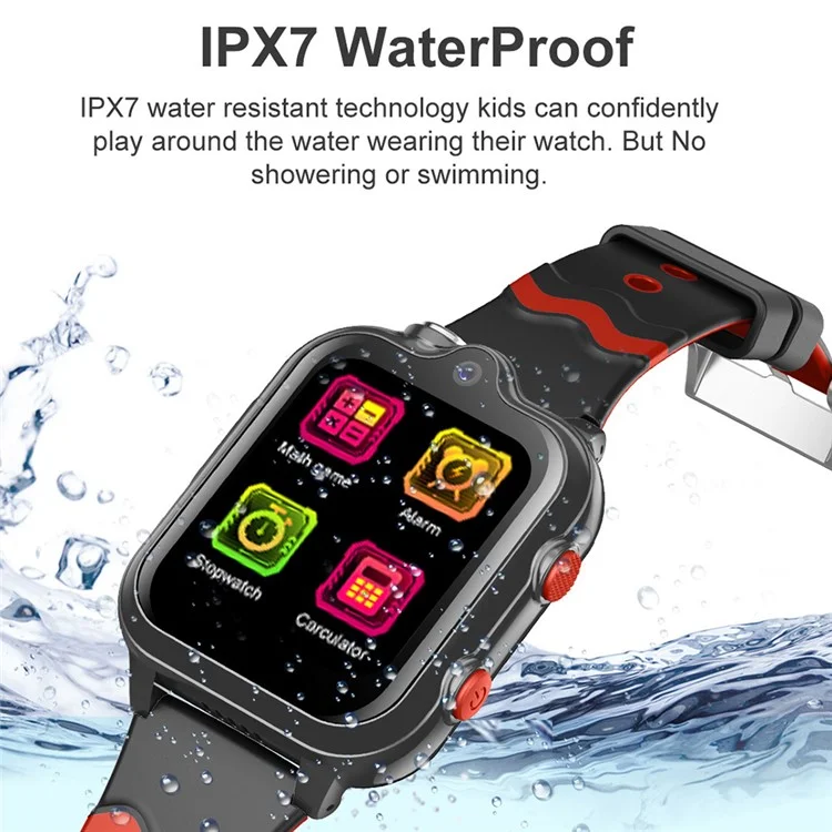 D35-C 4G Phone Kids Smart Watch GPS Tracker Zwei-Wege-Videoanruf Dual-Lens-Uhr für Kinder - Blau