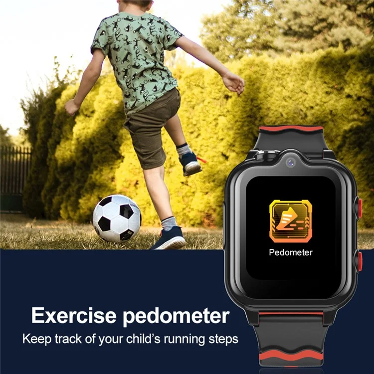 D35-C 4G Phone Kids Smart Watch GPS Tracker Zwei-Wege-Videoanruf Dual-Lens-Uhr für Kinder - Blau