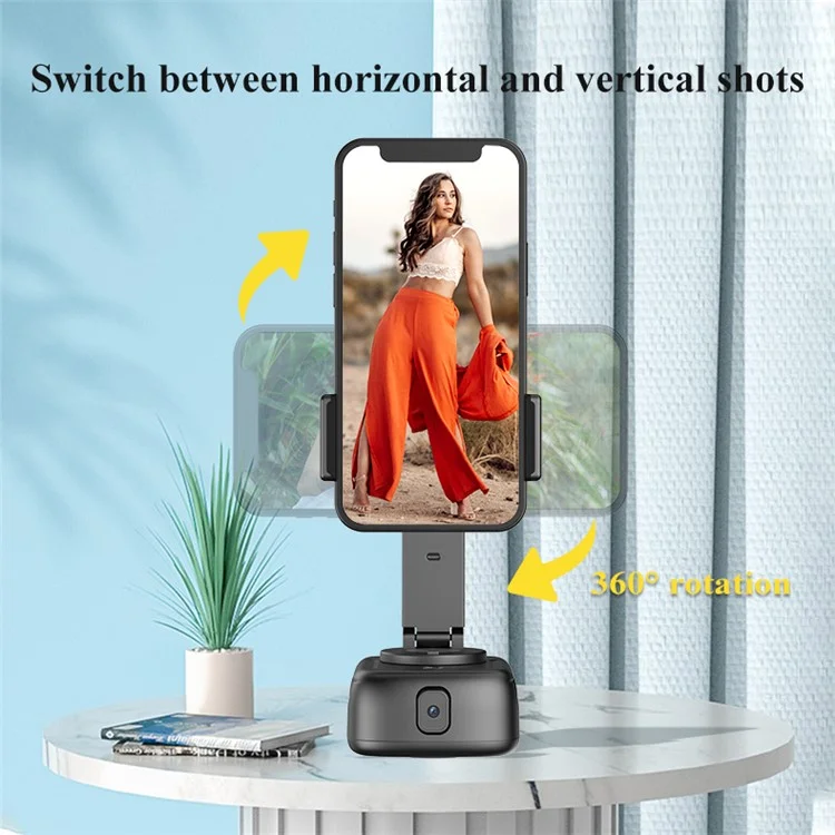 Clip de caméra pour téléphone portable Q11 avec rotation à 360 degrés et suivi automatique du visage