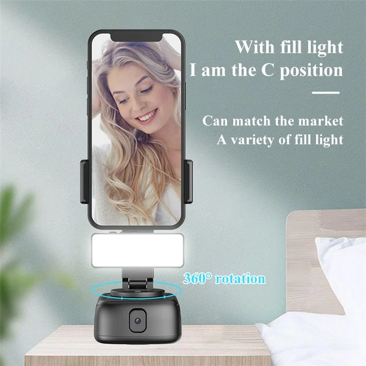 Clip de caméra pour téléphone portable Q11 avec rotation à 360 degrés et suivi automatique du visage