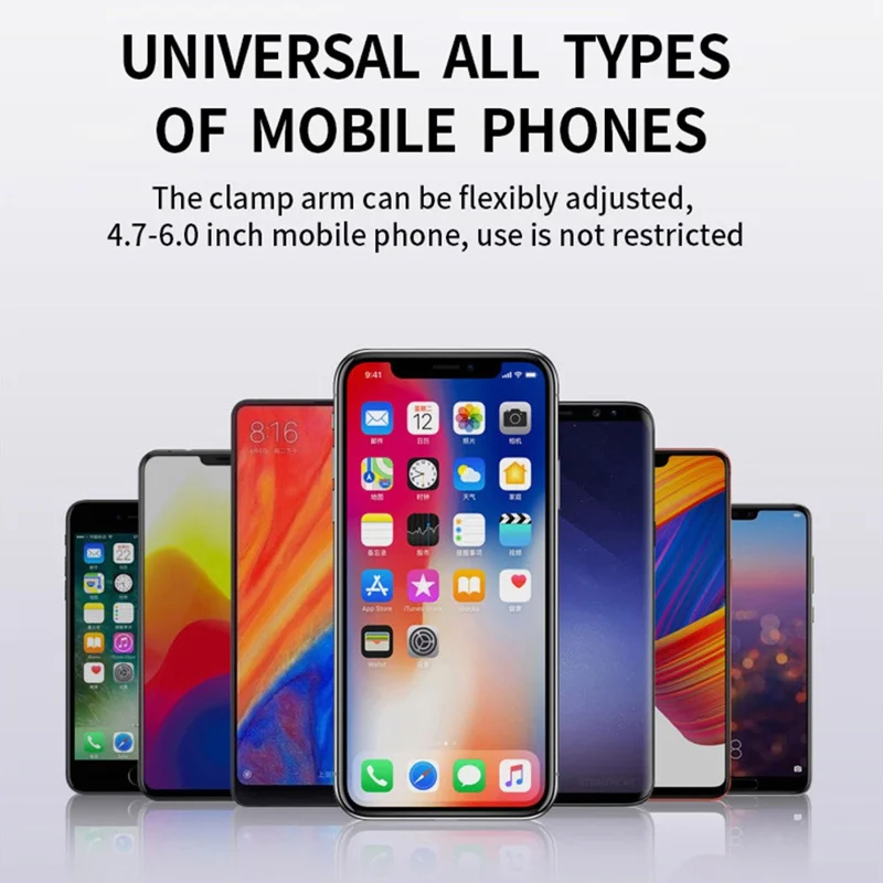 P7 AI Gesture Recognition Dual-Axis Tracking Gimbal Camera for Cell Phones, Tablets - White