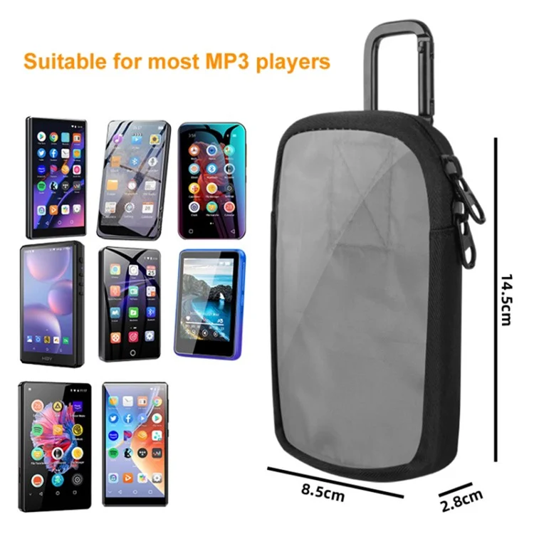 Étui de protection universel transparent pour lecteur MP3/MP4 - Rose