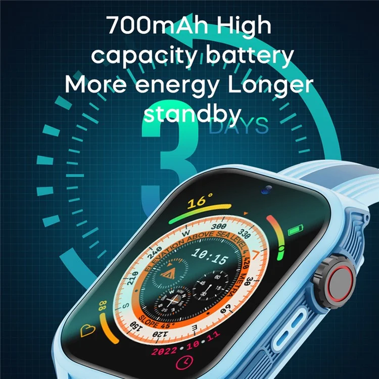 K36 4G 1.83-inch Screen Kids Smart Watch HD Camera Video MP3 Player Habit Tracking Pedometer - Black Yellow