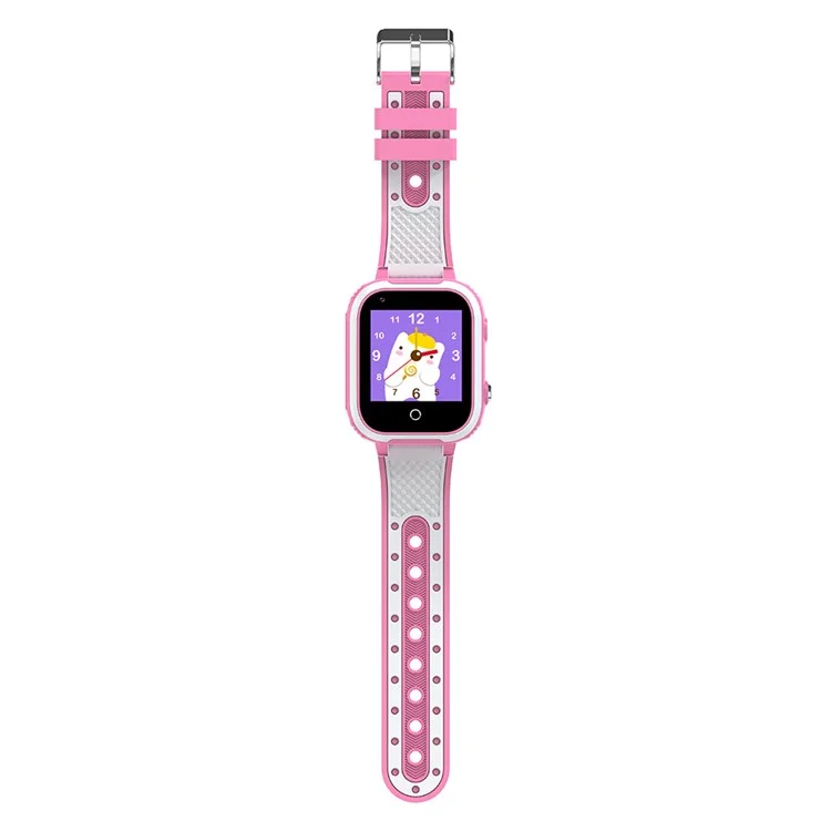 DH9S 1.4-inch Kids 4G Smart Watch Video Calling SOS GPS Positioning Camera Watch, European Version - Pink