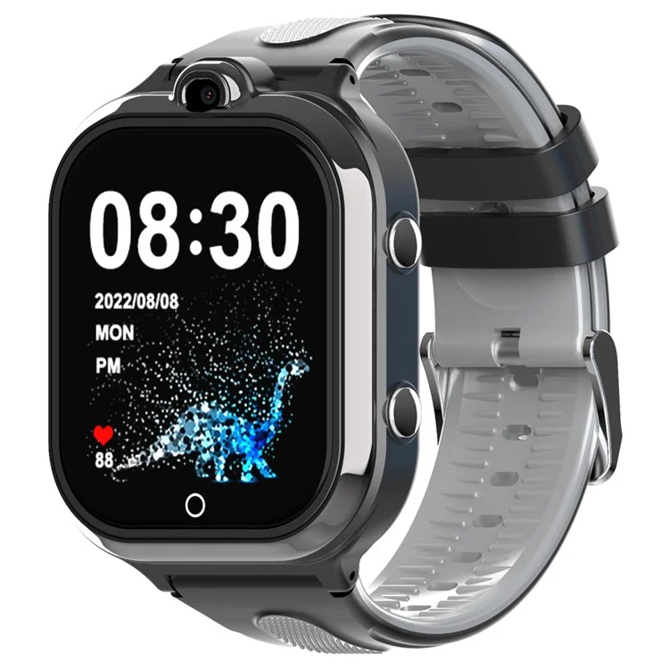 DH02 1,85-Zoll 4G-Smartwatch für Kinder 1+8G Videoanruf SOS Kinder Kamera Uhr - Schwarz