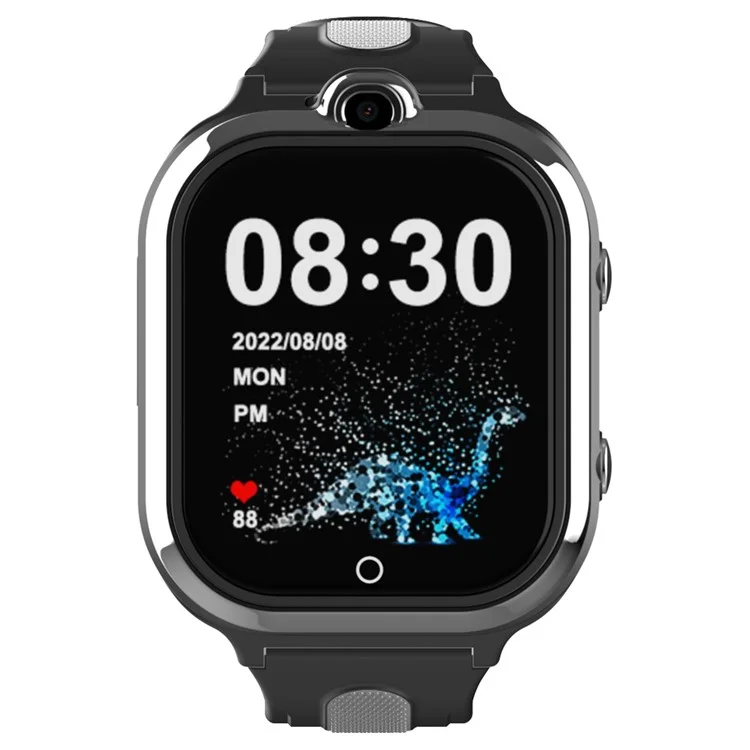 DH02 1,85-Zoll 4G-Smartwatch für Kinder 1+8G Videoanruf SOS Kinder Kamera Uhr - Schwarz
