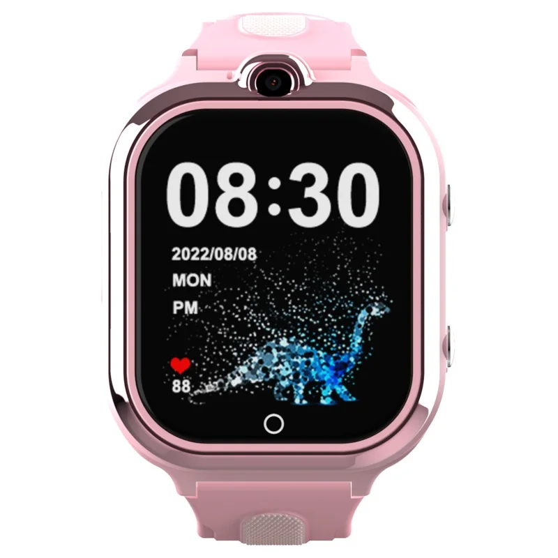 DH02 1.85-inch Kids 4G Smart Watch 1+8G Video Calling SOS Children Camera Watch - Pink