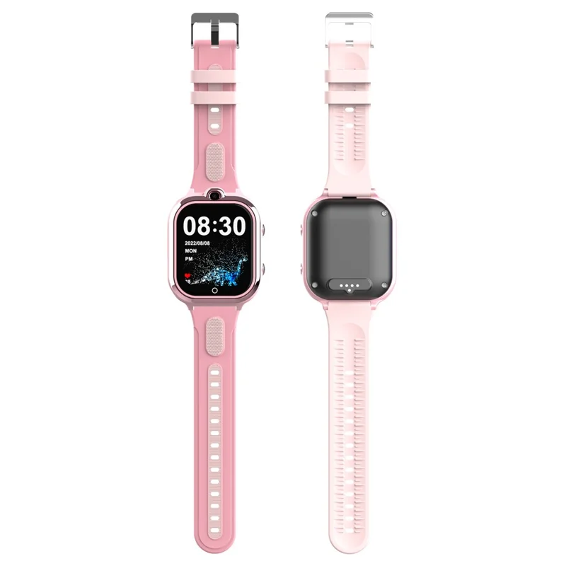 DH02 1.85-inch Kids 4G Smart Watch 1+8G Video Calling SOS Children Camera Watch - Pink
