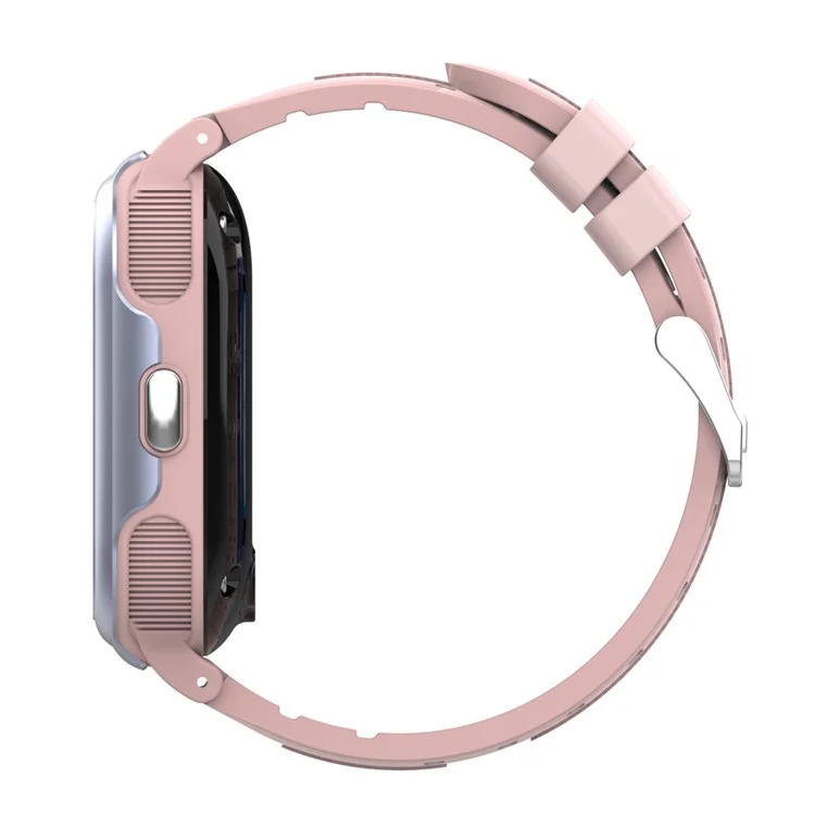 DH03 4G 1.44-inch Screen Kids Smart Watch 1+8G Safe GPS Tracker Watch with SOS Alerts - Pink