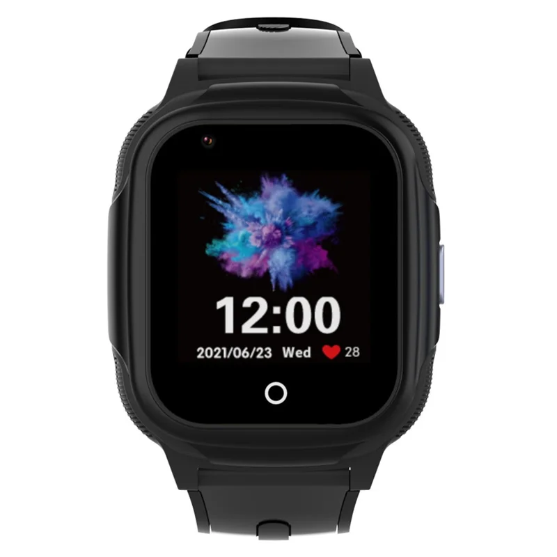 DH03 4G 1.44-inch Screen Kids Smart Watch 1+8G Safe GPS Tracker Watch with SOS Alerts - Black