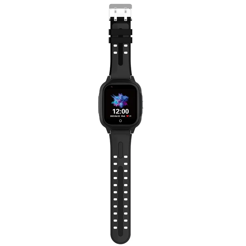 DH03 4G 1.44-inch Screen Kids Smart Watch 1+8G Safe GPS Tracker Watch with SOS Alerts - Black