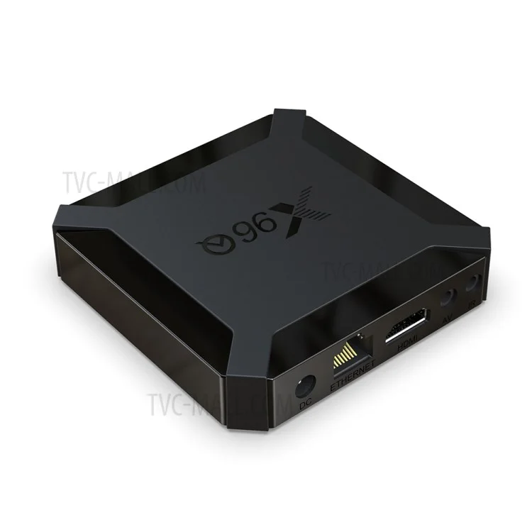 X96Q 1+8GB Allwinner H313 Android 10.0 Quad Core TV Box WiFi Media Player - US Plug